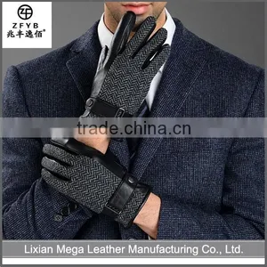 China Wholesale Custom Men'S Wearing Leather Gloves thumbnail-1