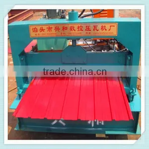 910 Metal Roofing Galvanized Corrugated Steel Sheet Making Machine Color Steel Roll Forming Machine thumbnail-1