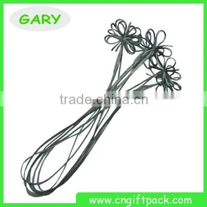 Silver Metallic Elastic String With Bow Christmas Ornament String thumbnail-1