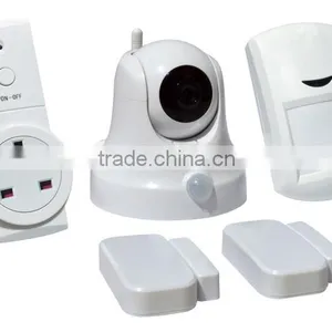 DZX Smart Home Kit With IP Camera+door Sensor and Intelligent UK Socket+motion Sensor, IoT thumbnail-1