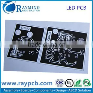High Voltage Led Pcb Design,Black Soldermask Pcb Led thumbnail-1