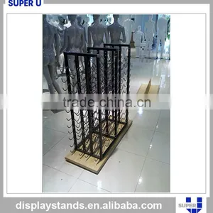Hanging Wine Racks Metal, Wine Display Fixture, Wave Metal Wine Display Unit thumbnail-6