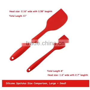 Eco-friendiy Silicone Spatula Set Heat Resistant Cooking Baking Utensils Silicone Spatula Set thumbnail-1