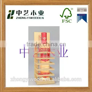 Trade Assurance FSC Unfinished Solid Pine Wood Natural Color Wine Box thumbnail-2