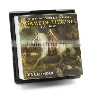 High Quality Desktop Daily Calender With Screen Printing thumbnail-2