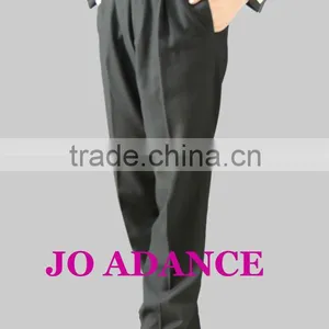Men Dance Practice Pants Men's Ballroom Dance Pants Men's Exercises Clothing Ballroom Clothing Tights thumbnail-1