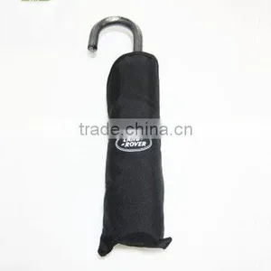 Aluminium Cheap Advertising 3 Folding Black Promotion Umbrella thumbnail-3