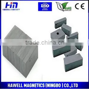 High Quality Strong Ferrite Arc Block Bar Ring Magnets thumbnail-4