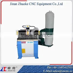 Cheap Metal CNC Engraver Engraving Machine ZK-6090 600*900MM With 1.5KW Water Cooling Spindle Dust Collector thumbnail-1