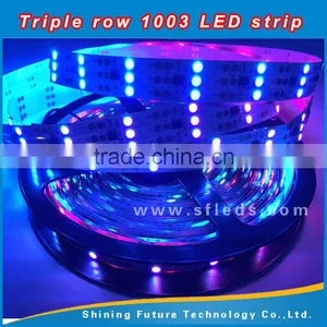 Decoration 5050 SMD 1003 ic Ouside Waterproof DC12V Addressable Triple Row Led Strip thumbnail-3