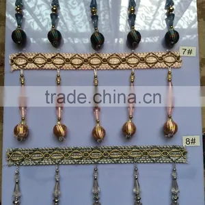 [YZLACE] Tassels Lace Curtains Wholesale 10094 thumbnail-3