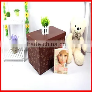 Household Brown Color Bulk Storage Paper Gift Box Wholesale thumbnail-3