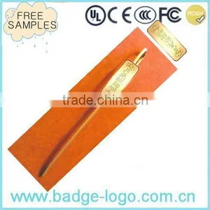 Newest Design Gold-plating 3D Metal Bookmark for Books thumbnail-1