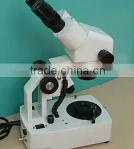 Professional High Quality Generation 2nd Straight Arm Type Gem Microscope With F19 or F17 Binocular Lens thumbnail-3