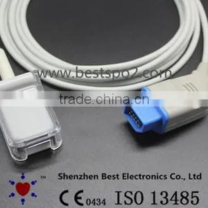 Nihonkohden JL -631P SpO2 Adapter Cable 14pin>>DB9 Non Oximax Sensor, 2.4m thumbnail-1