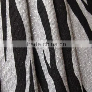 Lurex Rib Knitted Textile Fabric thumbnail-1