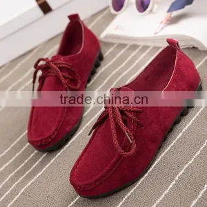 New Arrival Female Shoes Flat Heel Round Toe Shoes Women Loafers Casual Flat Four Seasons Shoes Free Shipping thumbnail-2