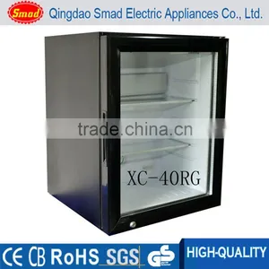 Noiseless Portable Table Top Glass Door Small Showcase Refrigerator thumbnail-1