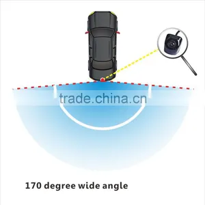 0.2Lux Parking Assist Car Rear View Camera With 170 Degree Wide Angle thumbnail-2