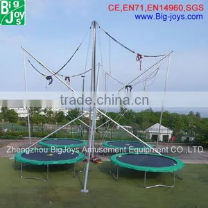 Metal Frame Bungee Trampoline for Sale, Hot Sale Outdoor Bungee Trampoline thumbnail-1