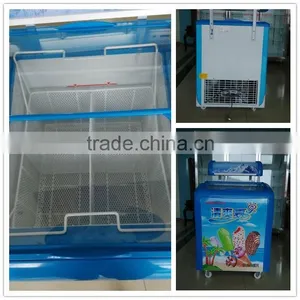 Small 158L Ice Cream Freezer Display Showcase Freezer Chest Freezer for Ice Cream thumbnail-3