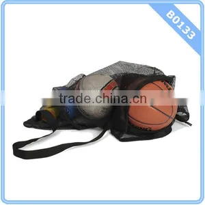 Mesh Ball Bag With Shoulder Strap. 30 x 40 Inches With Drawstring Closure thumbnail-1