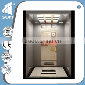 CE Approved Capacity 630-1600kg Elevator Cabin Decoration thumbnail-2