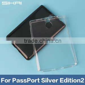Clear Thin TPU PC Case for Blackberry Passport2 thumbnail-1