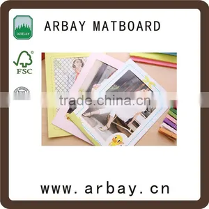 Newest Decorative Uncut Paper Craft Picture Frame Weeding Love Photo Mat Board 16x20 Poster thumbnail-1