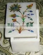 Beautiful Marble Inlay Jewellery Box thumbnail-1
