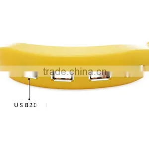 Banana Shaped Cute USB 2.0 Hub With 4 Ports thumbnail-2