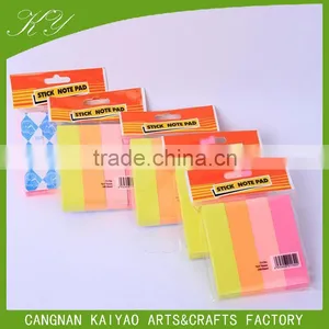 Customized Reminder Function 4pcs Colored Fancy Sticky Notes thumbnail-4