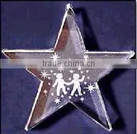 Nice Star Shape Crystal Paperweight thumbnail-1
