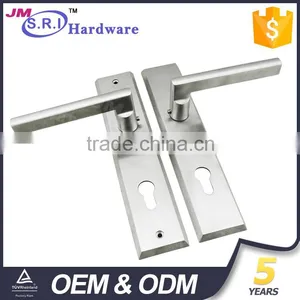Modern Style SUS304 Door Lever Handle on Plate , Lever Type Door Handle for Aluminum Door thumbnail-6