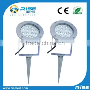 Solid Low Voltage 12V 3w 6w 9w 12w RGB Spike Light Outdoor Garden Led Light thumbnail-1