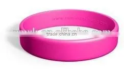 Custom Logo Cheap Silicone Thin Silicone Bracelet thumbnail-6