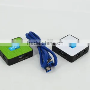 Promotional Square-shape Usb Por Hub, 4 Port 3.0 Usb Hub for Computer Accessories thumbnail-1