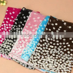Fashion Dot Girls Women Long Soft Wrap Lady Shawl Silk Chiffon Scarf Polka Dot thumbnail-6