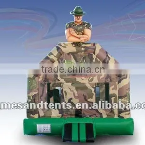 Army Bouncy Castle, Inflatable Castle A1090 thumbnail-1