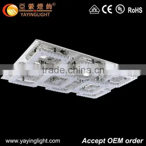 Corridor Crystal Led Ceiling ,modern Crystal Decoration Hotel Lobby Corridor Ceiling thumbnail-1
