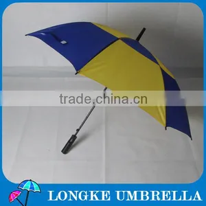 24"auto Open Straight Golf Umbrella With Handprint Handle thumbnail-1