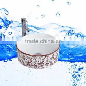Fasion Colour Bathroom Design Professional Porcelain Wash Basins Above Washing Machine thumbnail-3