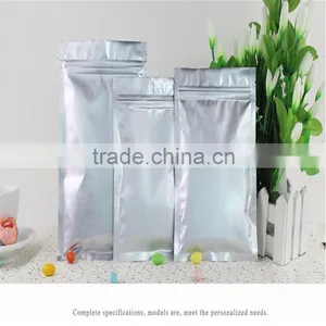 Zip Lock Aluminum Foil Pouches Silver Bags for Food Use,microvable and Freezer Usable thumbnail-1