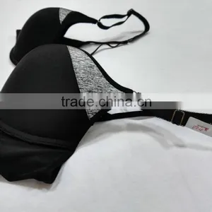 2016 Latest Design Cross Back Thick Pad Push UP Super Support Bra thumbnail-2