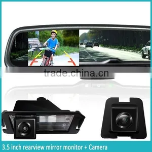 Parking Sensor Display Car Backup Car Rear Camera Rearview Mirror Monitor thumbnail-2