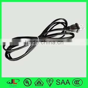 NEMA 1-15P Plug With UL Approval, UL 2 Pin Power Plug With UL Electrical Wire Cable thumbnail-1