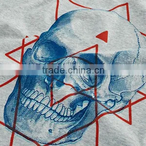 Mens 100% Cotton Long Sleeve T Shirt With Custom Soft Chest Print thumbnail-3