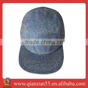 Paillette Shiny Plain Snapback Caps Had Hats thumbnail-1