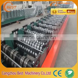 Floor Tile Production Line Metal Steel Deck Roll Forming Machine thumbnail-3