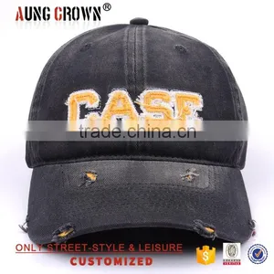 Applique Wholesale Custom Cowboy Baseball Caps thumbnail-2